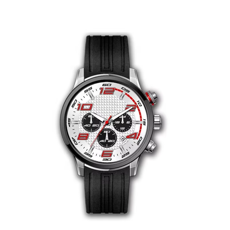 316L Stainless Steel Luxury Watch with Sapphire Crystal Double AR Coating and Japanese MIYOTA-0S20 Multifunction Quartz Chronograph Movement